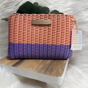 Squeeze De Citron Lemon Drop Citron Bag in a Melon/Lavender